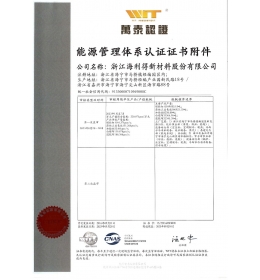 ISO 50001证书